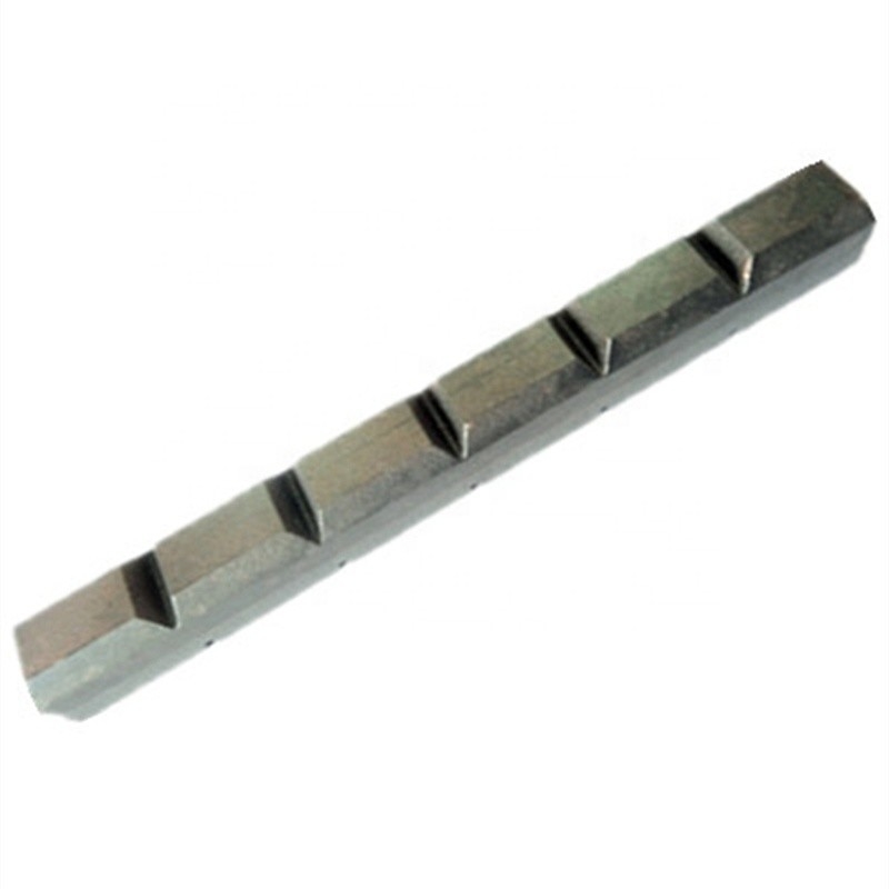 CB25 Bimetallic 700BHN 240*25*23mm Chocky Bars For Mining